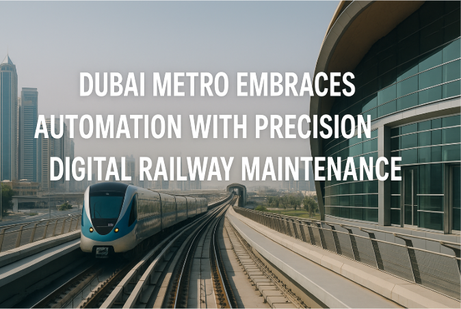 Dubai Metro Embraces Automation with Precision Digital Railway Maintenance